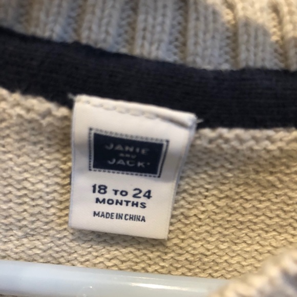 Janie and jack toddler train sweater - Picture 3 of 4